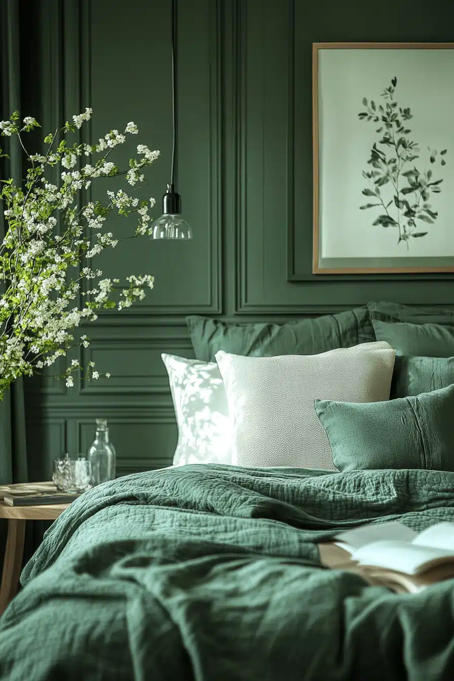 moody bedroom