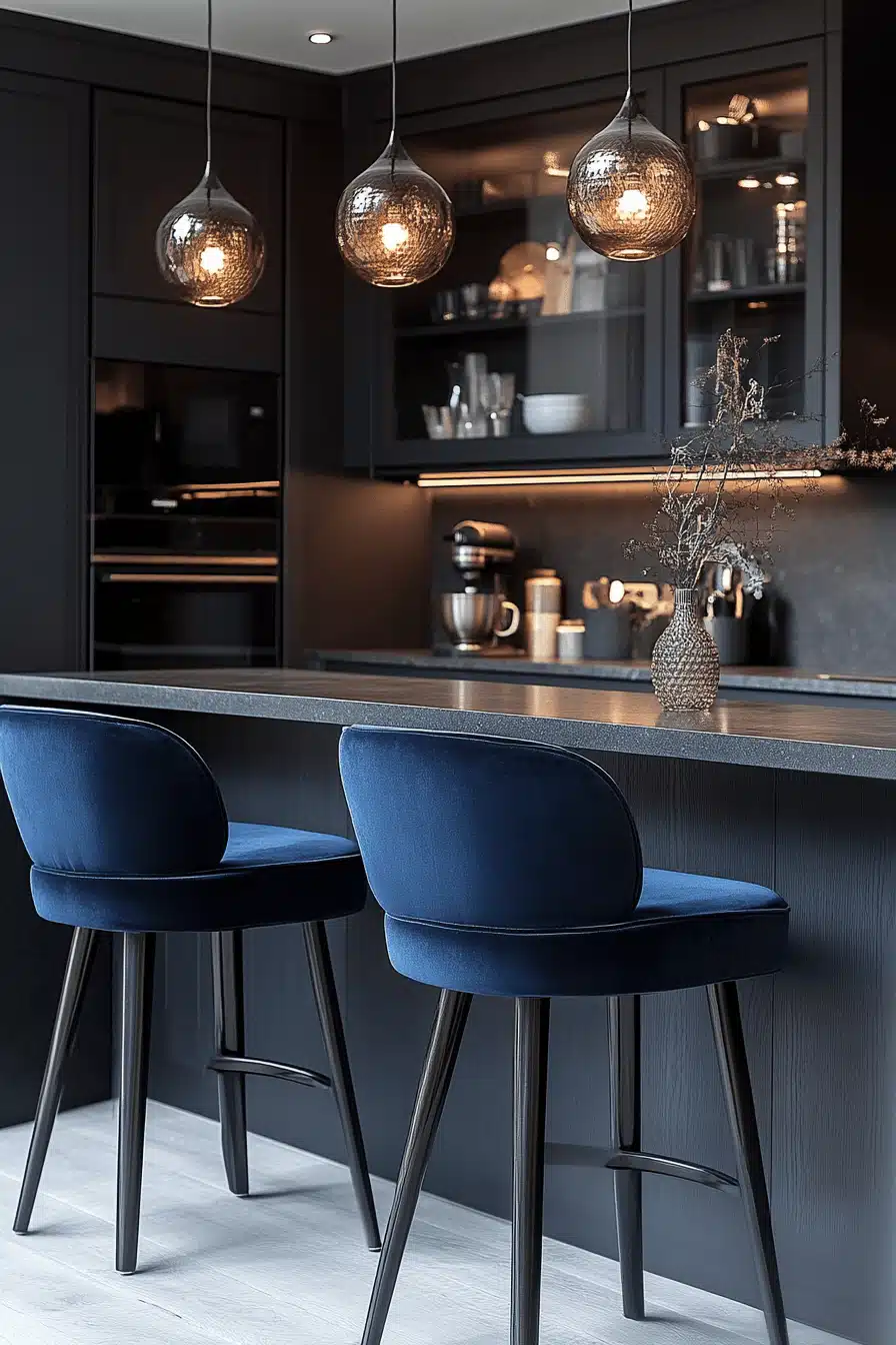 moody kitchen