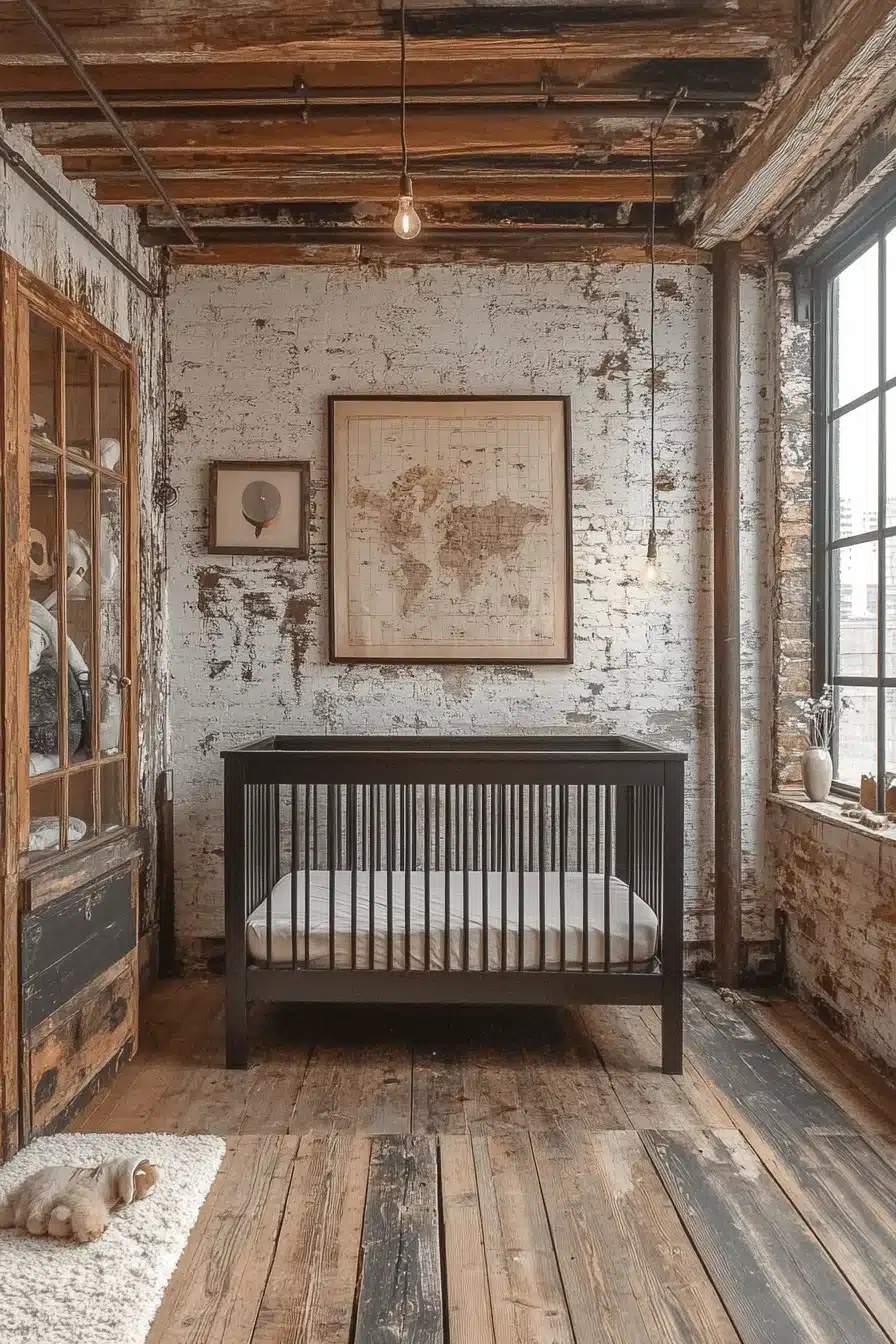 Industrial Chic Baby Room