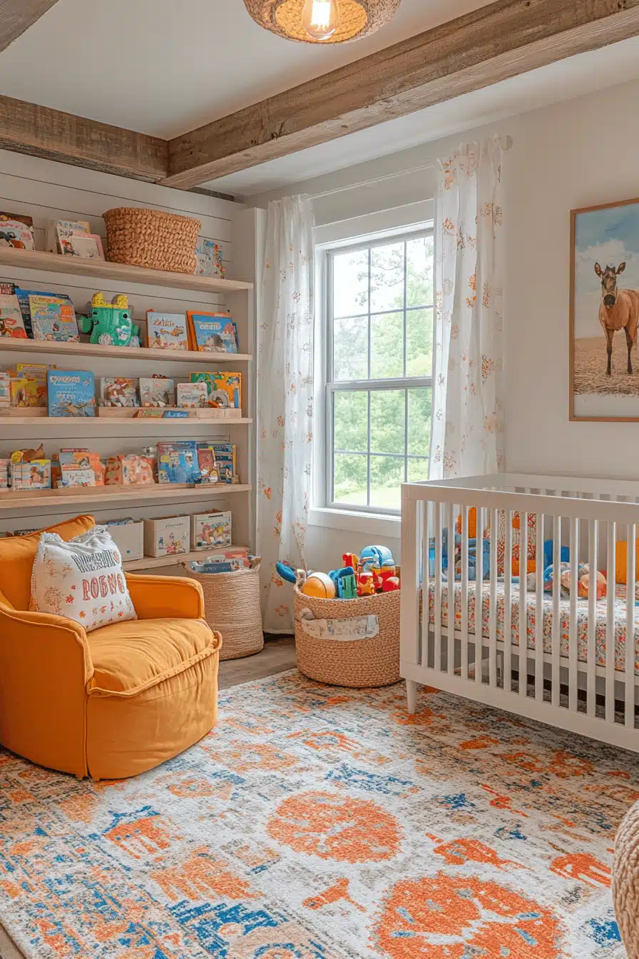 Rustic Farmhouse Baby Room