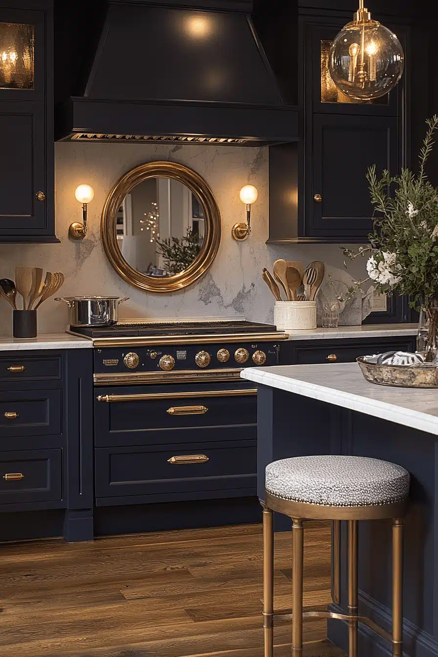 moody kitchen