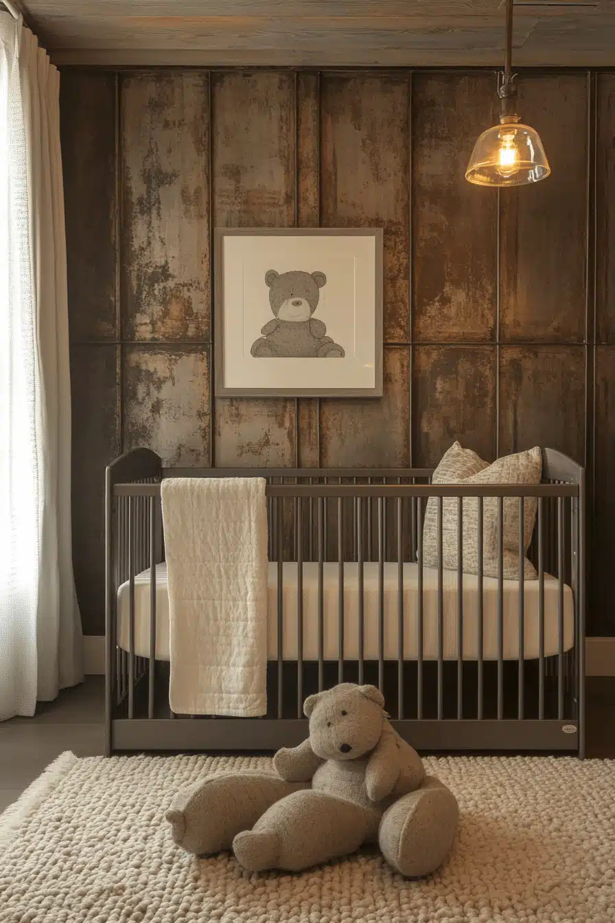 Industrial Chic Baby Room