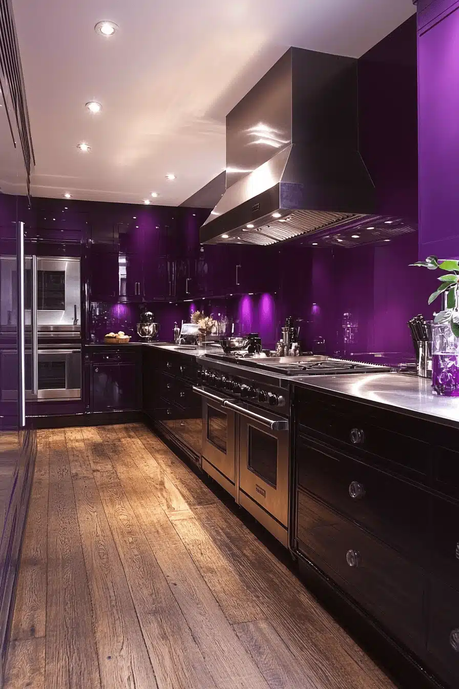 moody kitchen