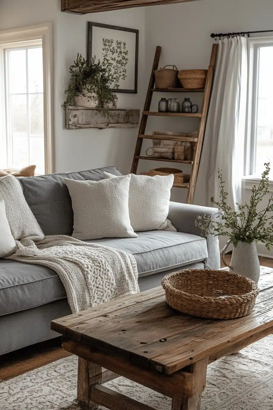 Grey couch aesthetic