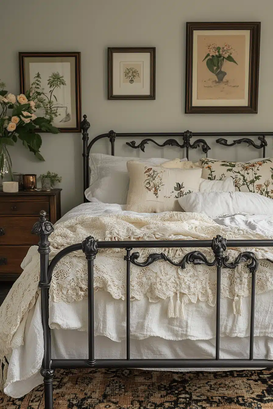 boho vintage bedroom