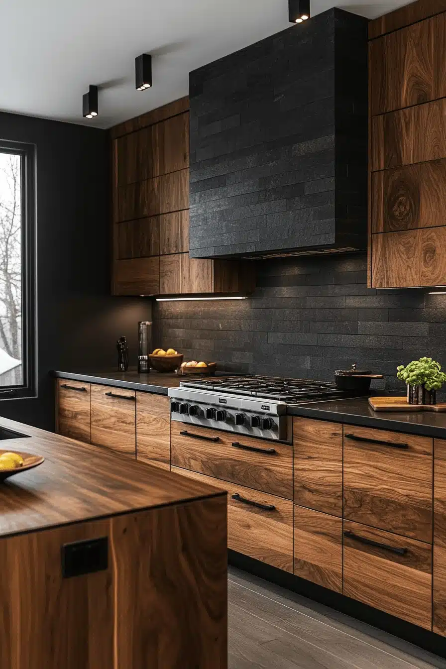 moody kitchen