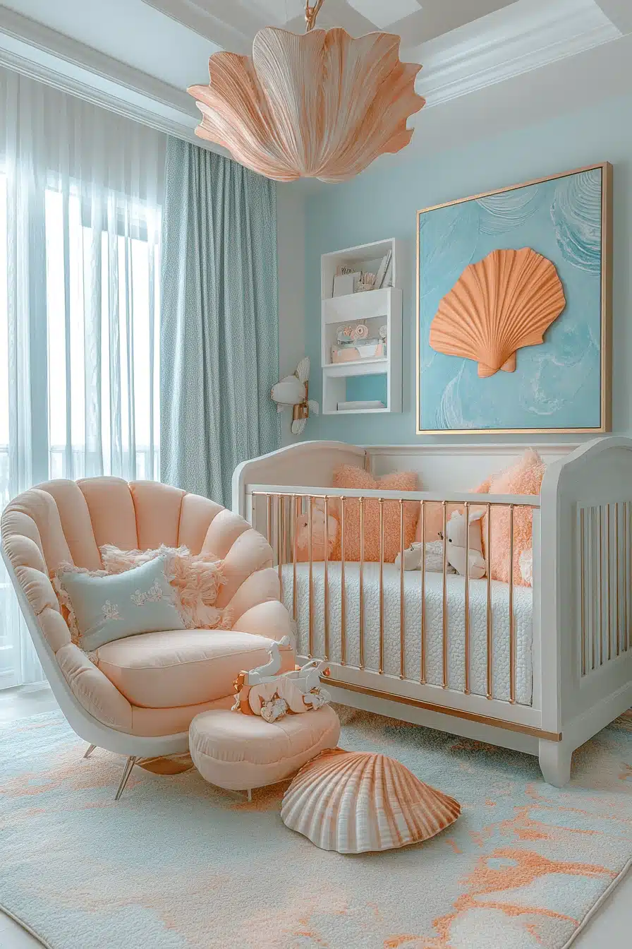 Coastal Baby Room
