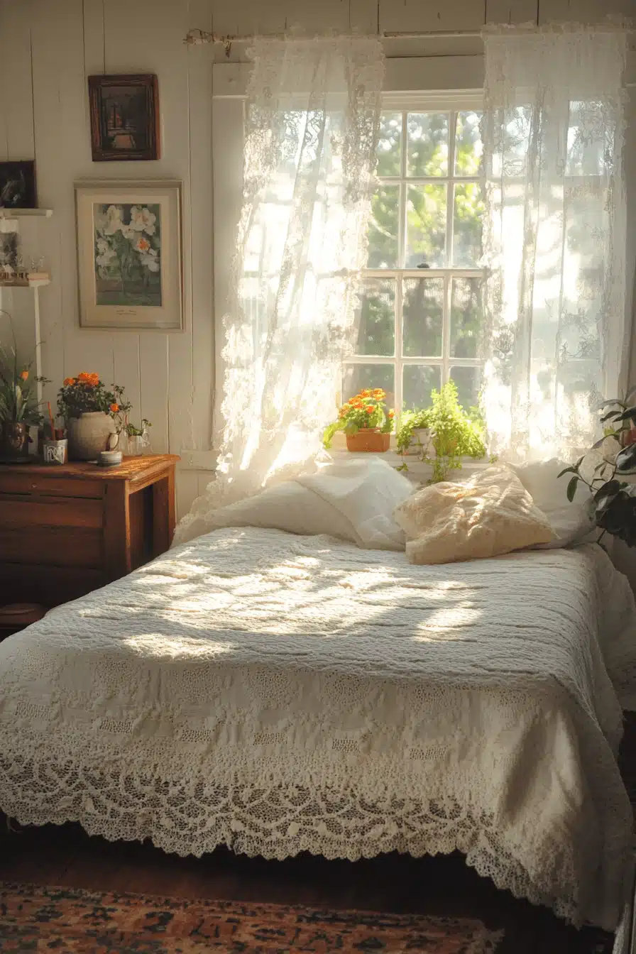 boho vintage bedroom