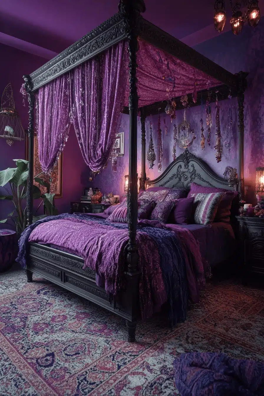 boho gothic bedroom