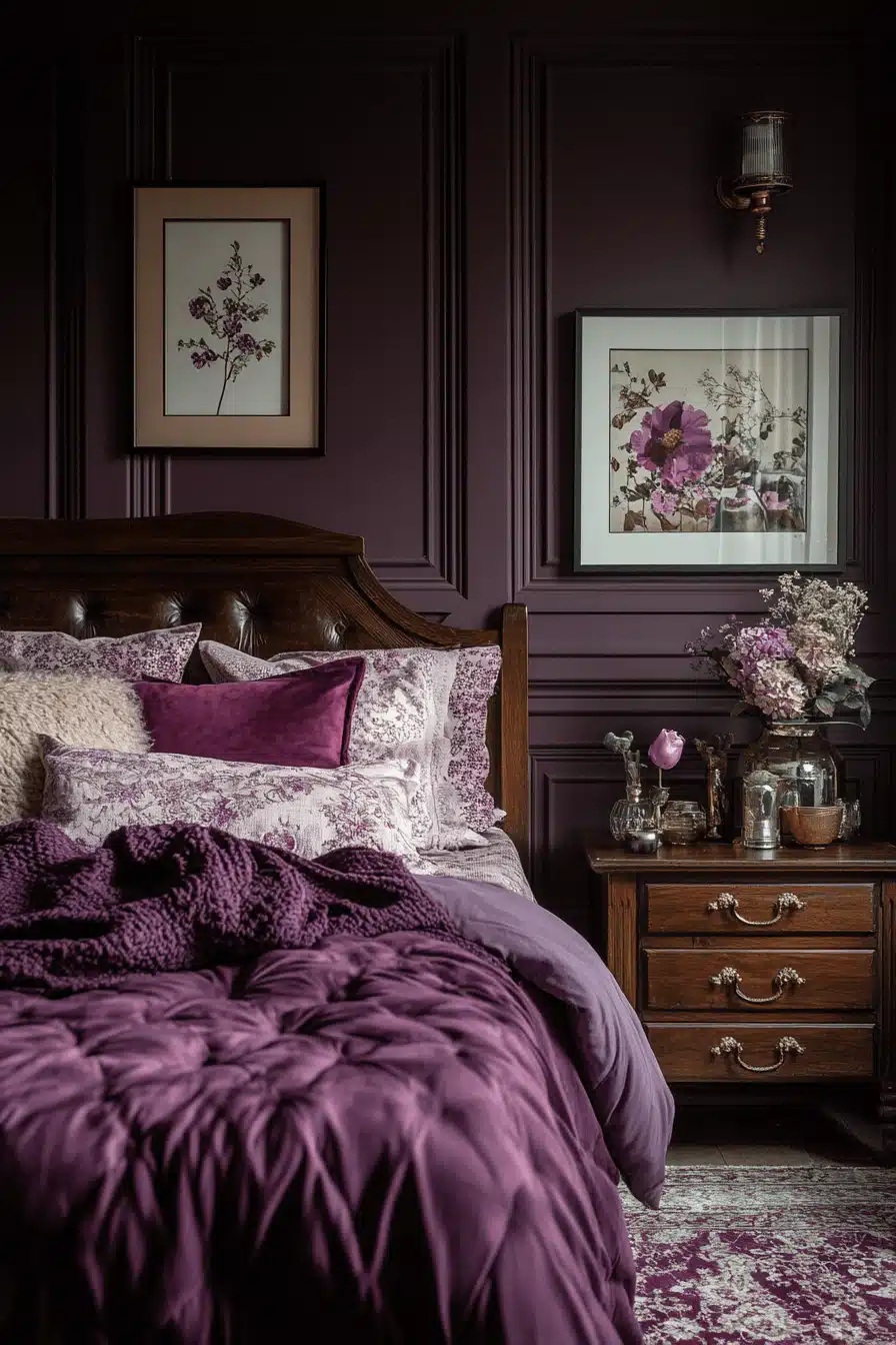 moody romantic bedroom
