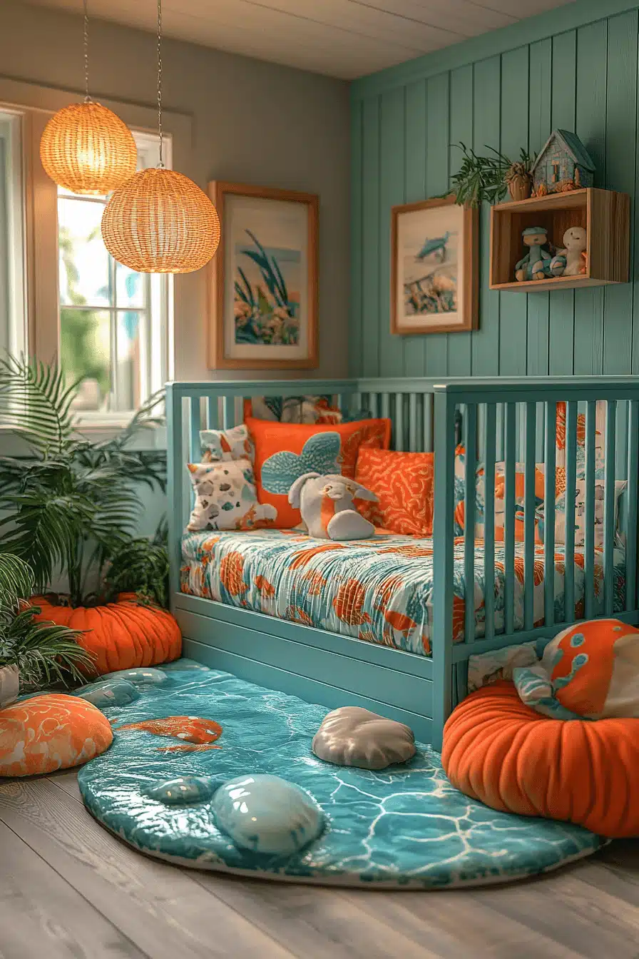 Coastal Baby Room