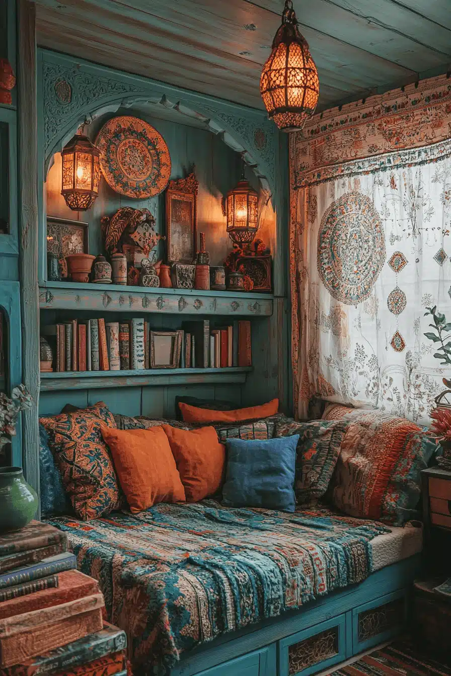boho vintage bedroom