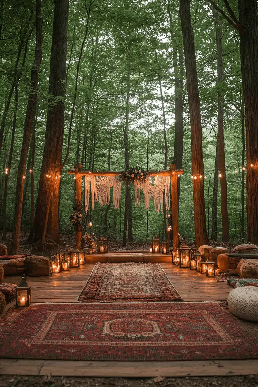 boho rustic wedding decor