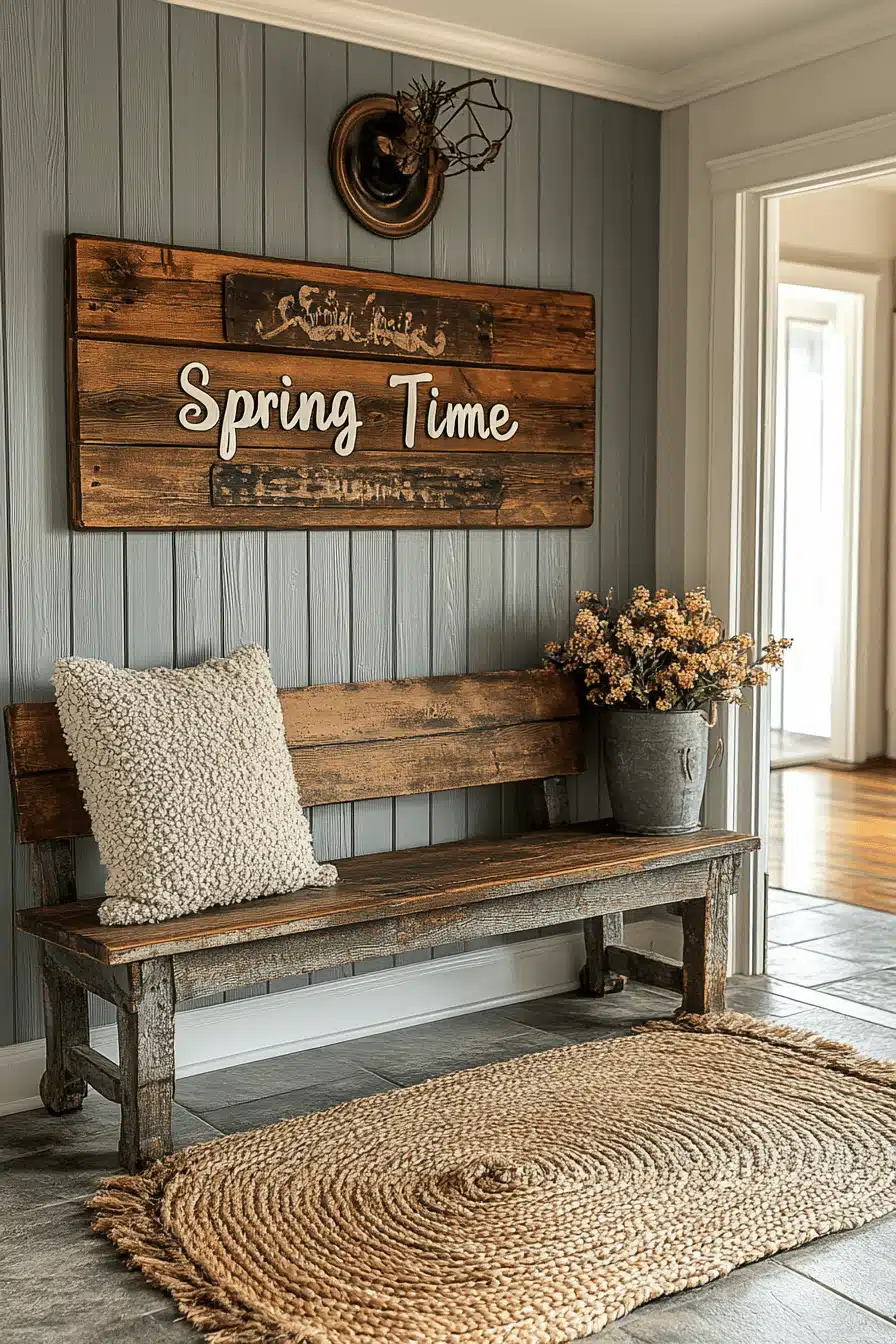 rustic spring home decor ideas