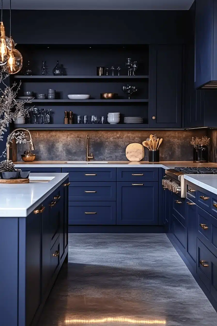 moody kitchen