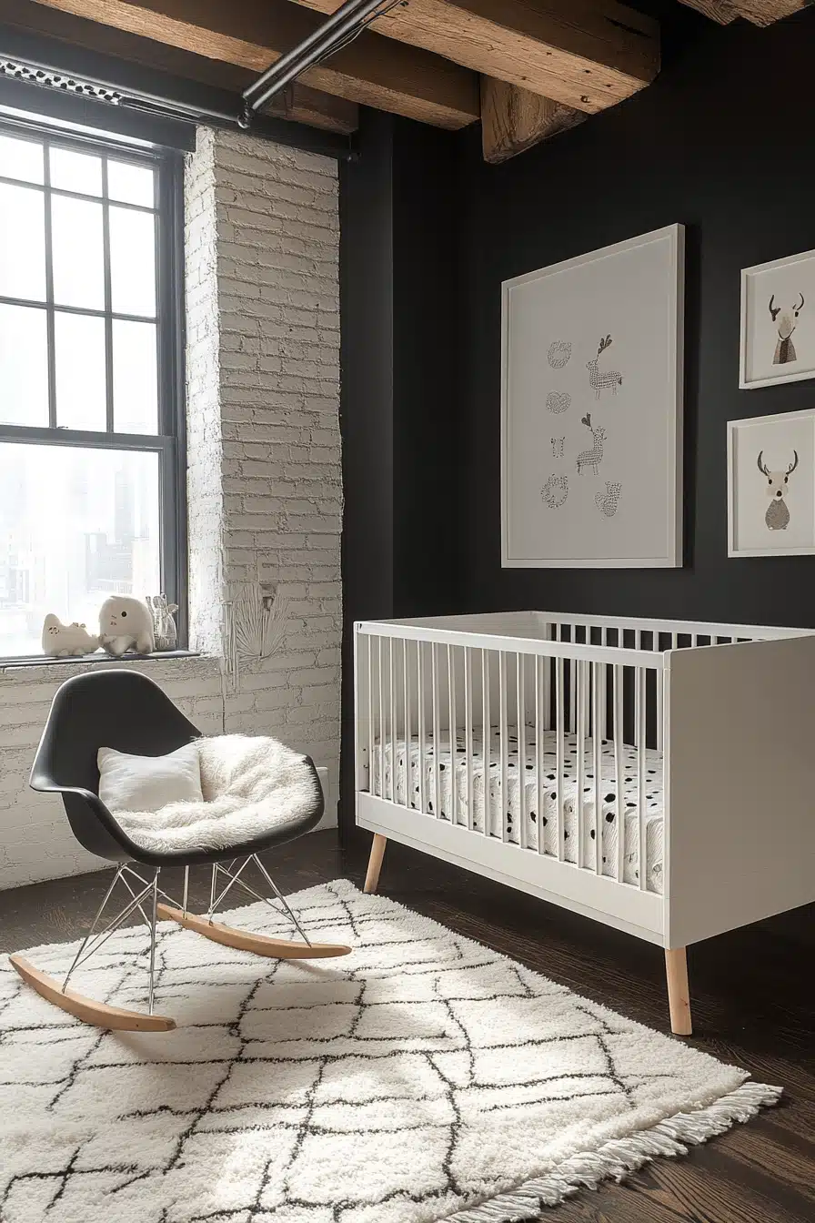 Industrial Chic Baby Room