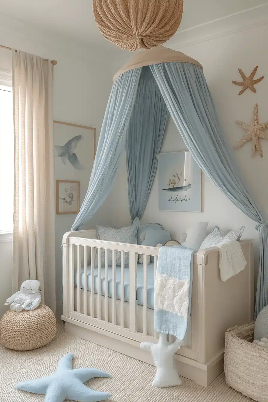 Coastal Baby Room
