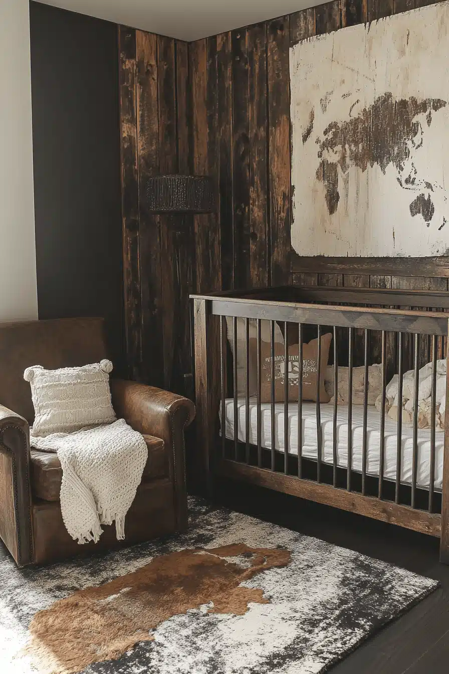 Industrial Chic Baby Room