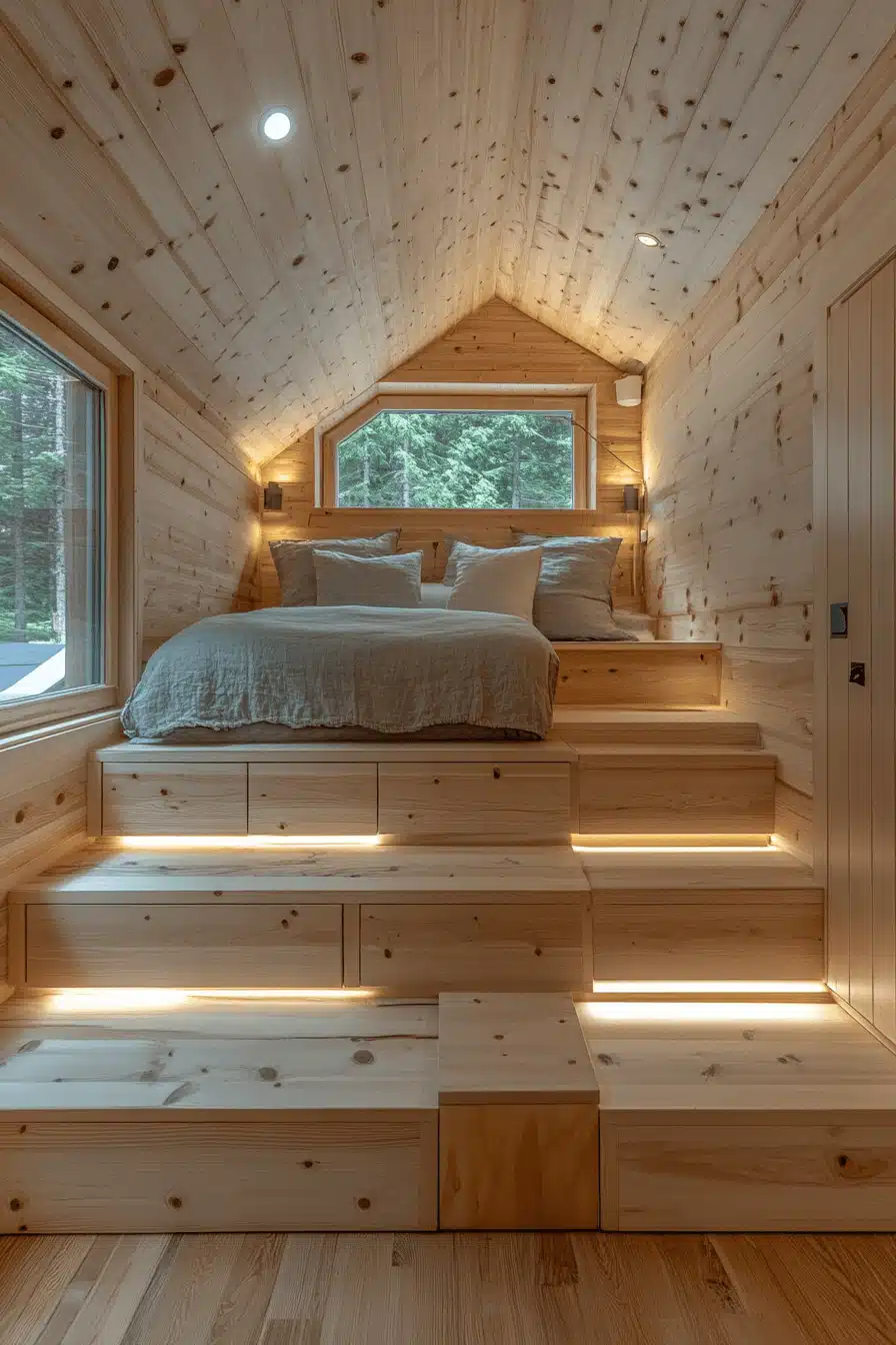 Tiny Cabins Interiors