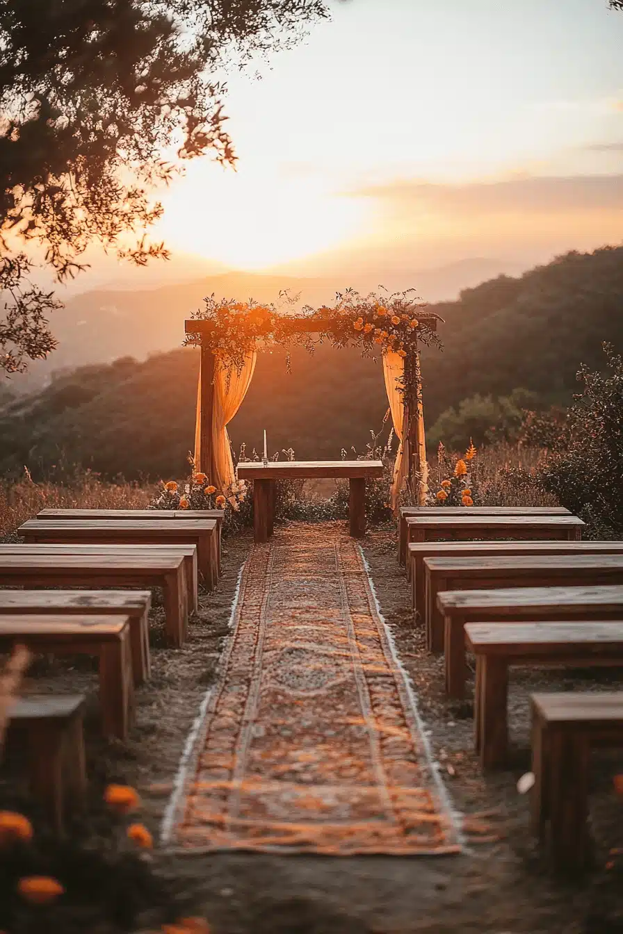 boho rustic wedding decor