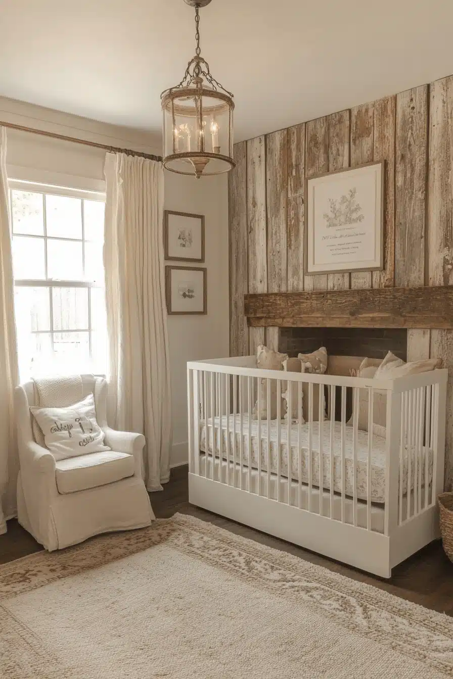 Rustic Farmhouse Baby Room