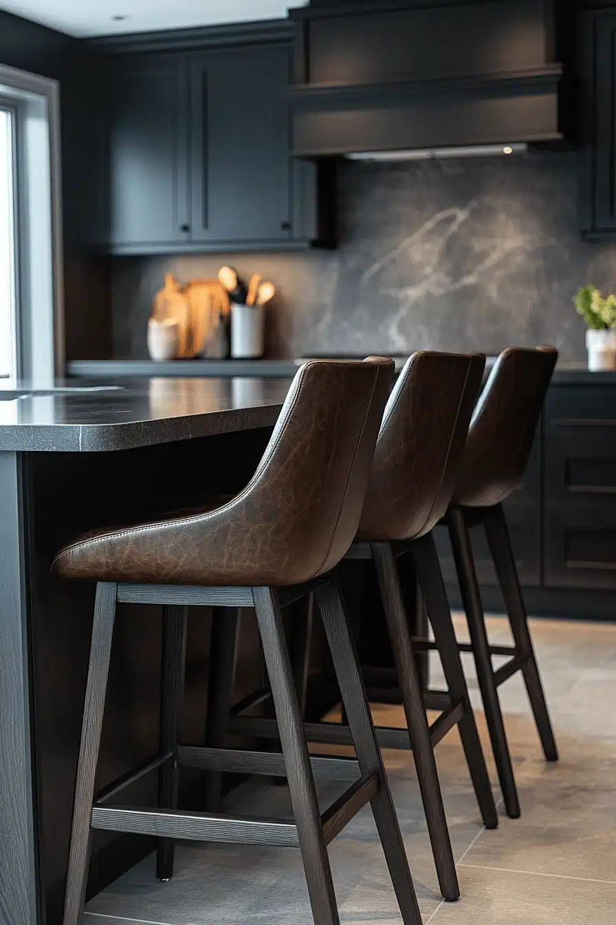 moody kitchen