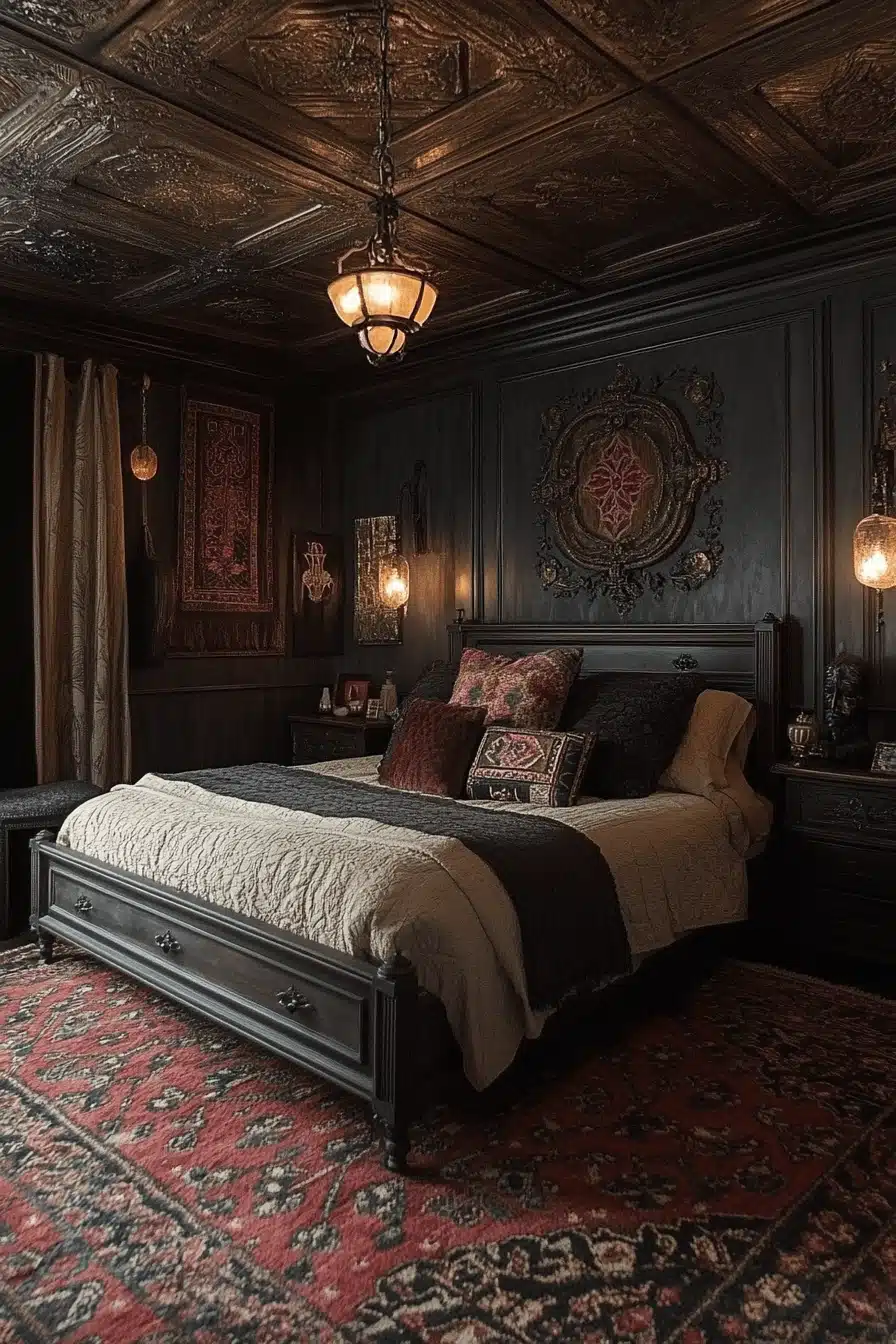 boho gothic bedroom