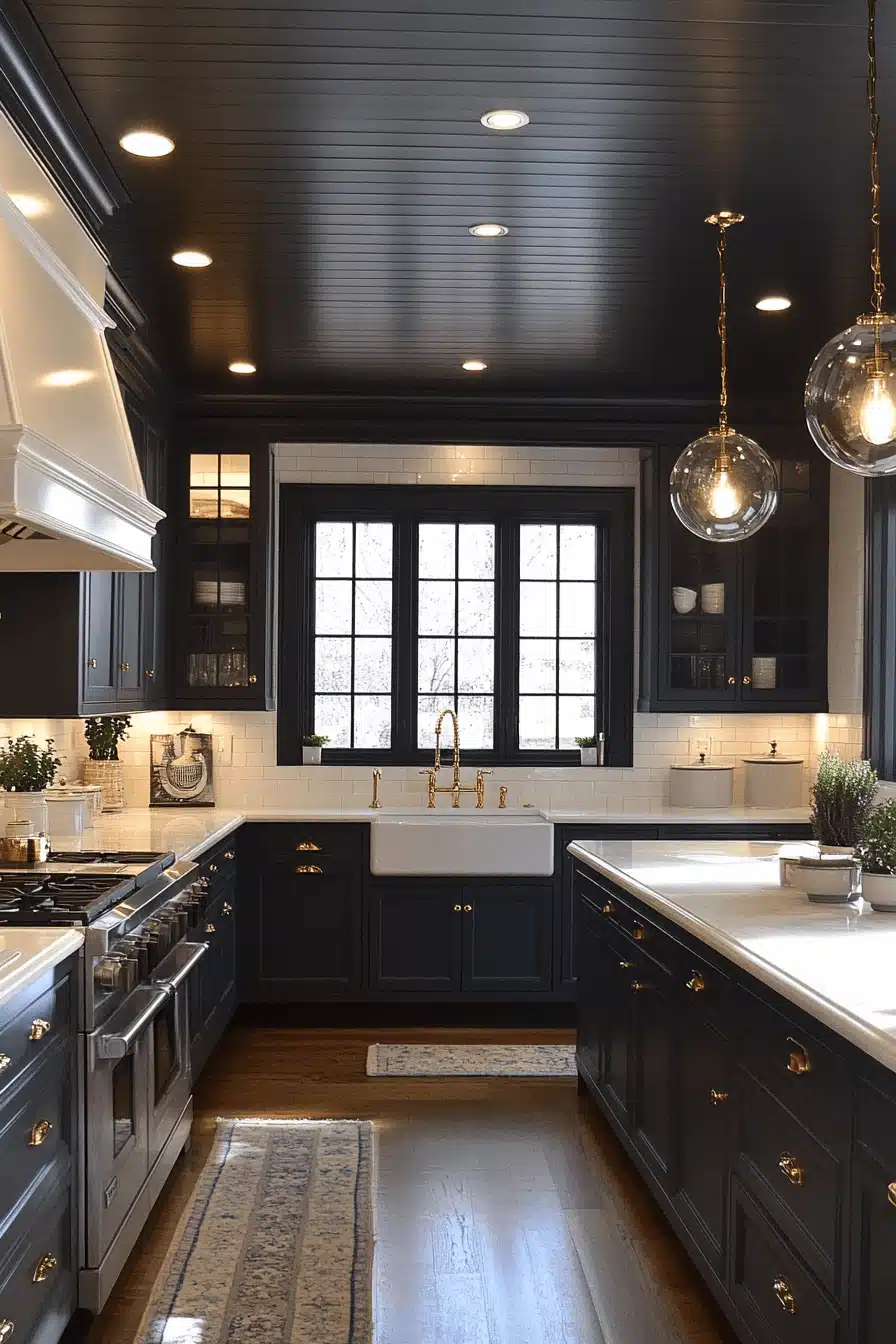 moody kitchen