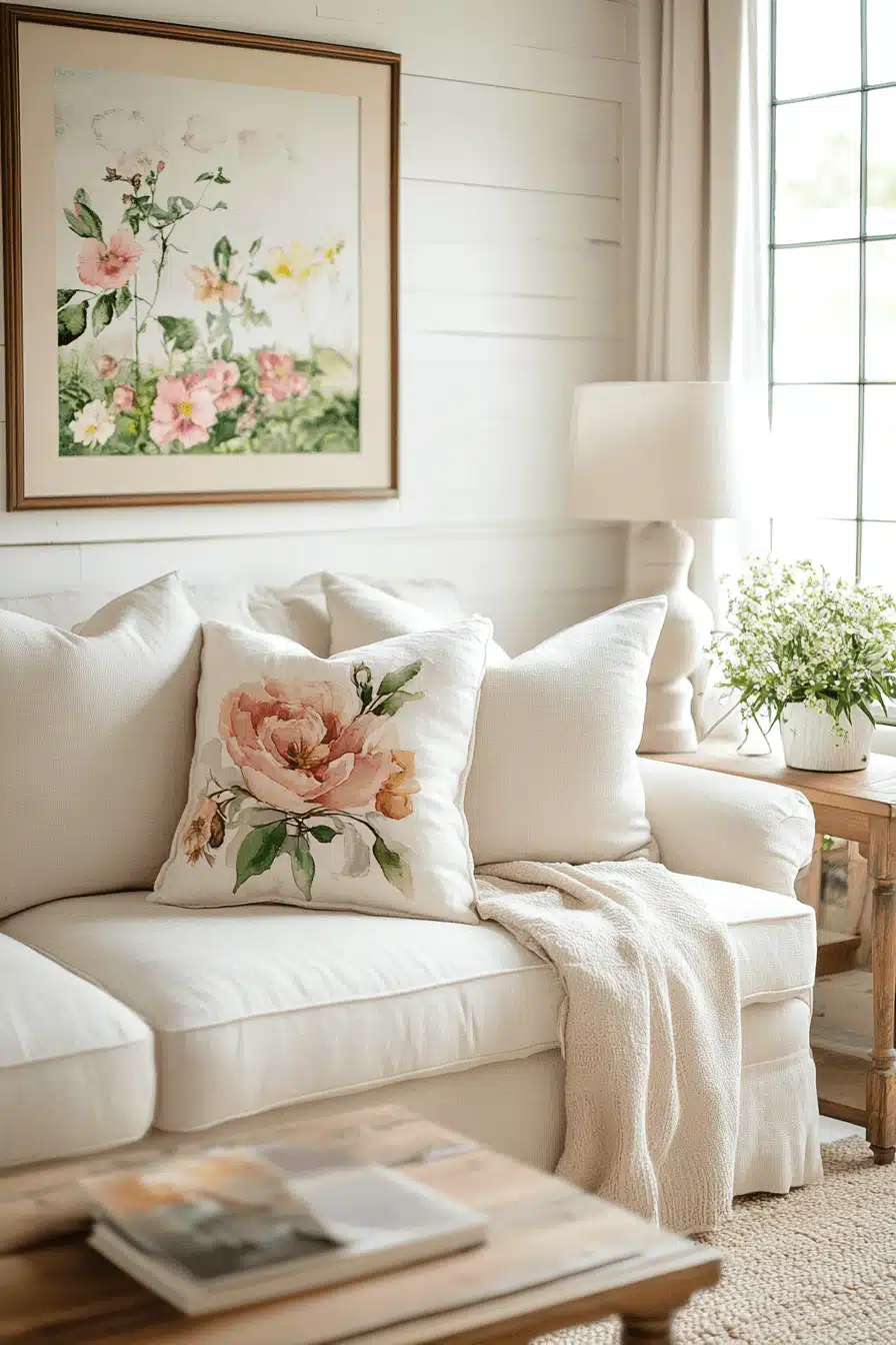 cottage spring home decor ideas