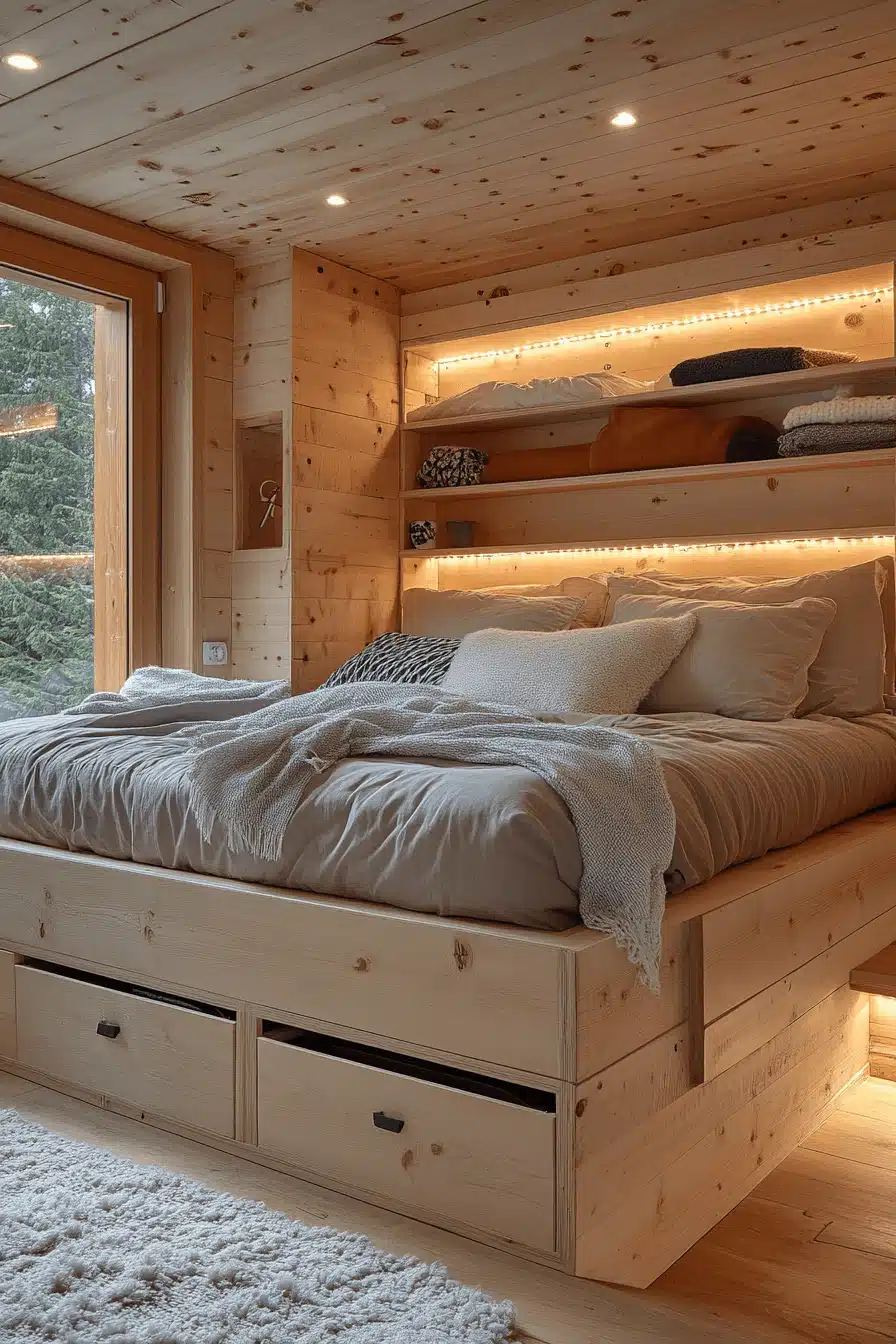 Tiny Cabins Interiors