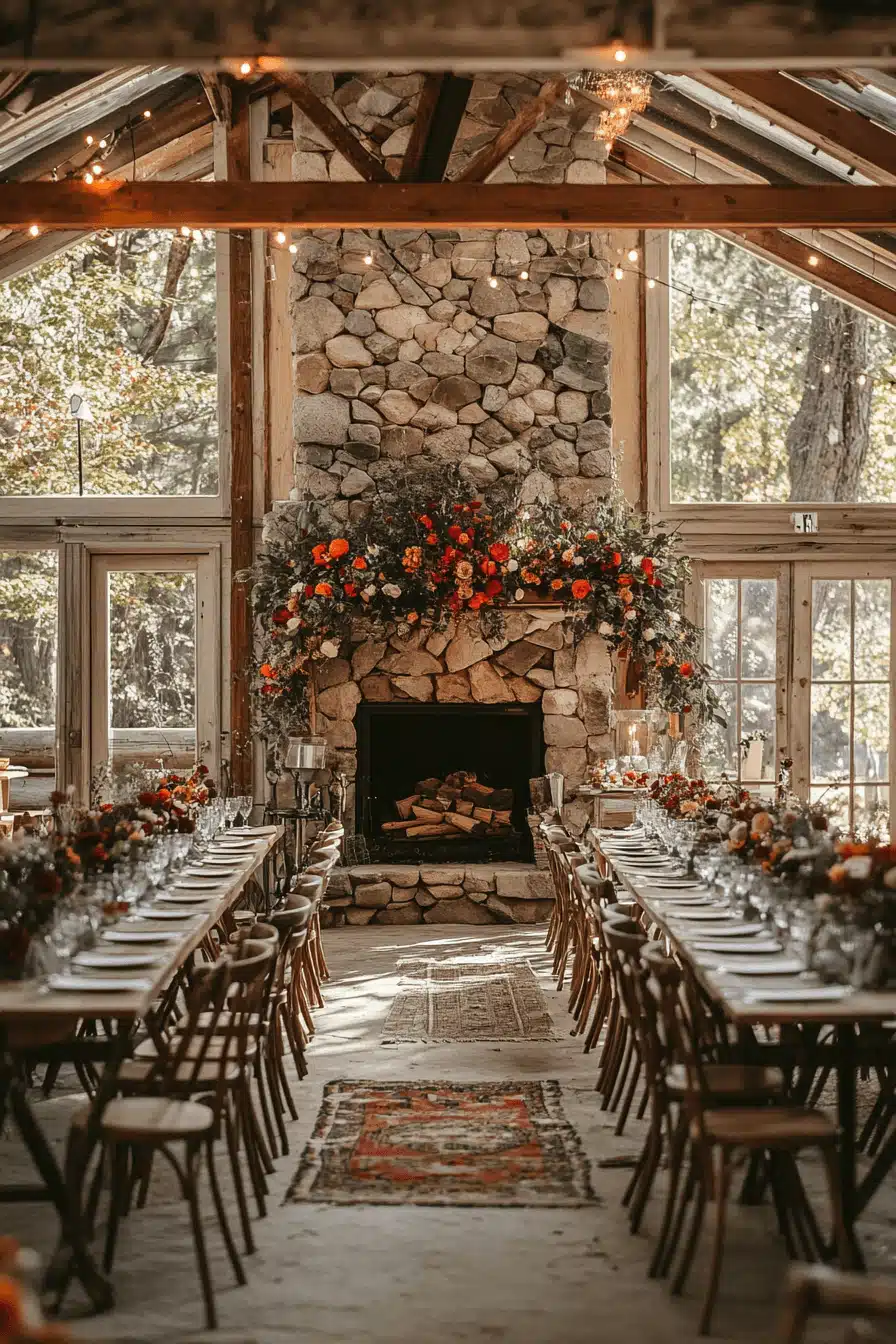 boho rustic wedding decor