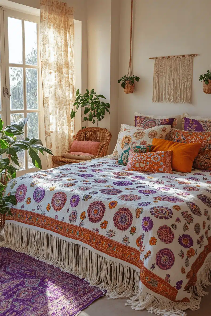spring boho home decor ideas