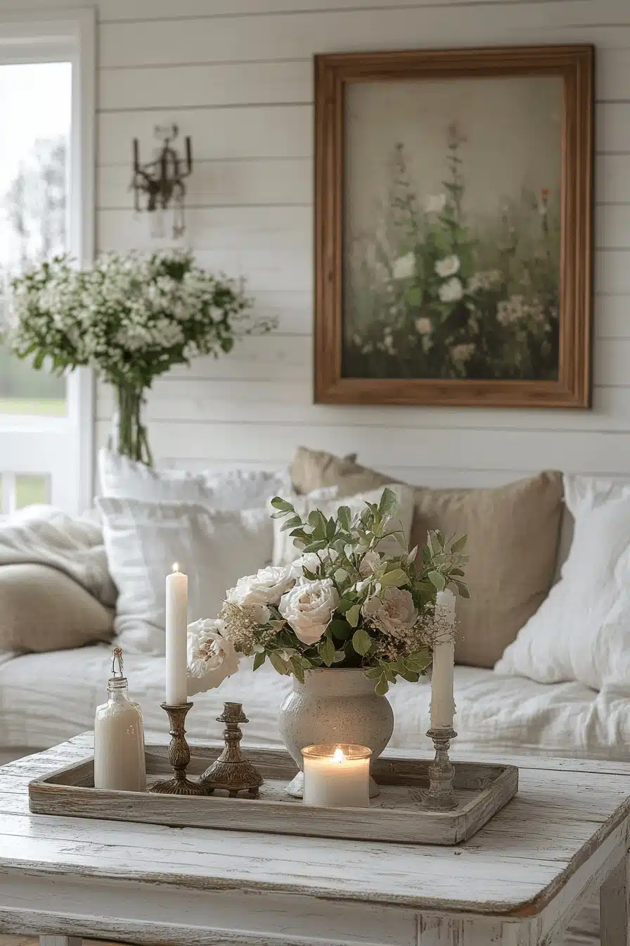 farmhouse spring home decor ideas
