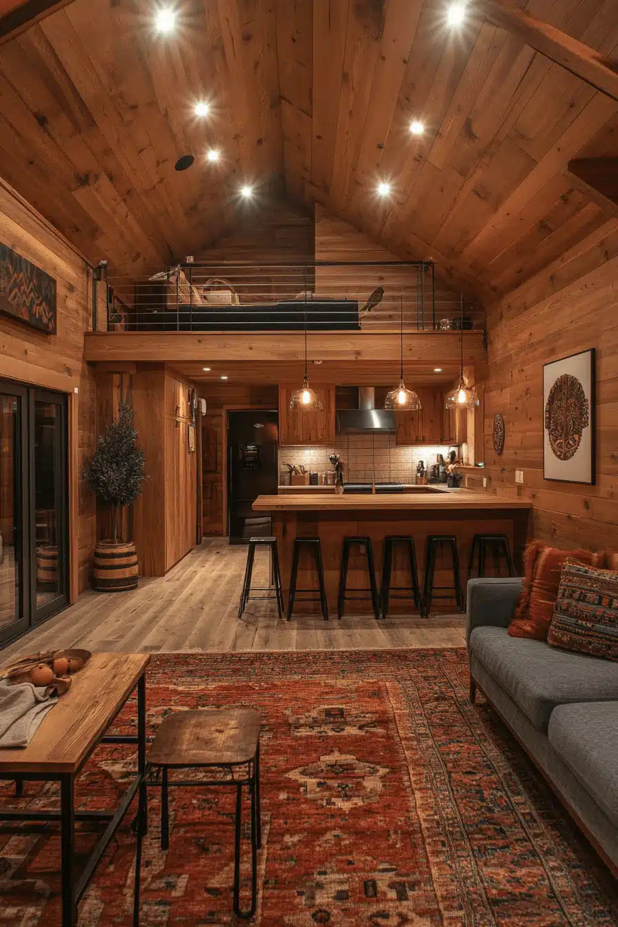 small cabin interiors