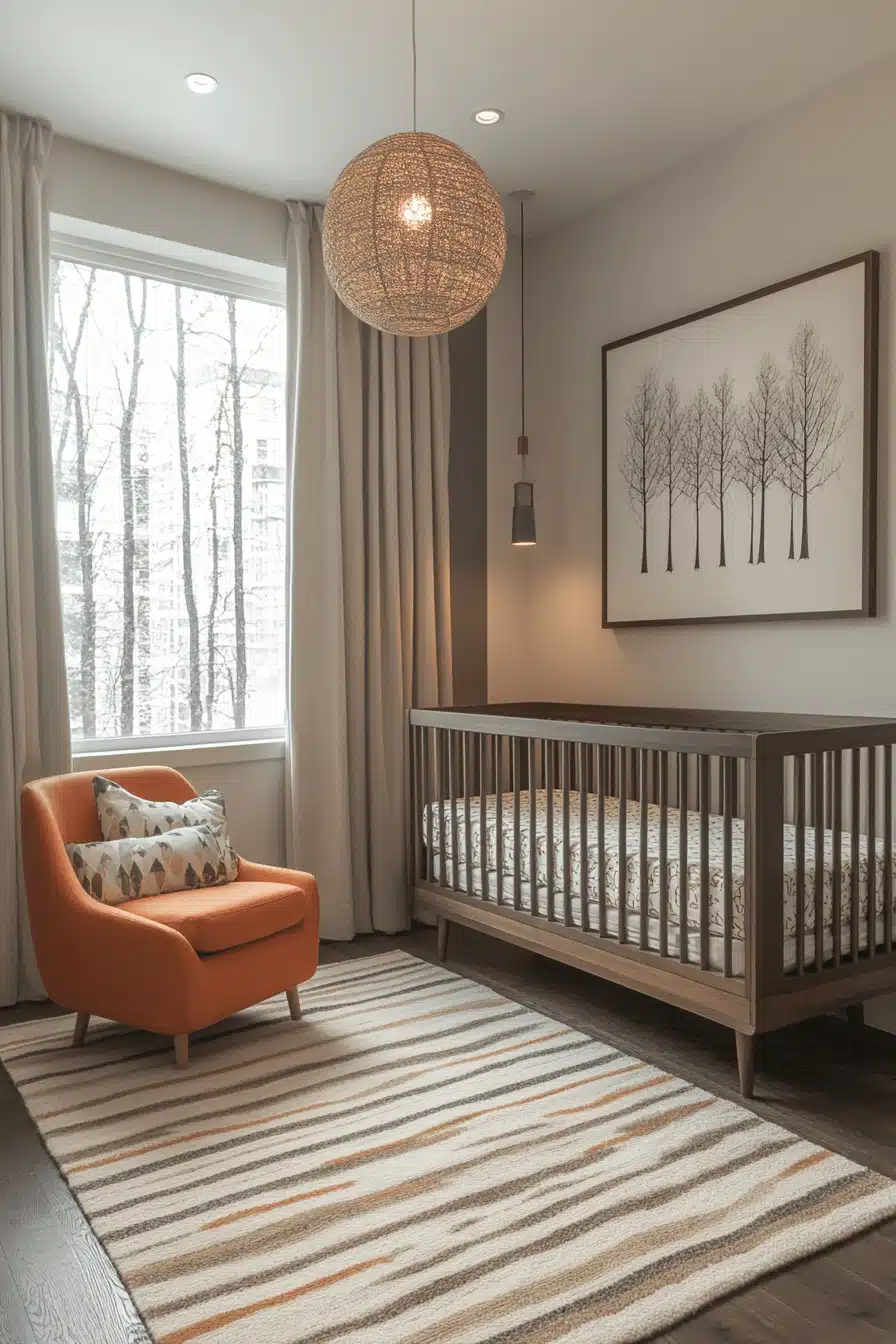 Industrial Chic Baby Room
