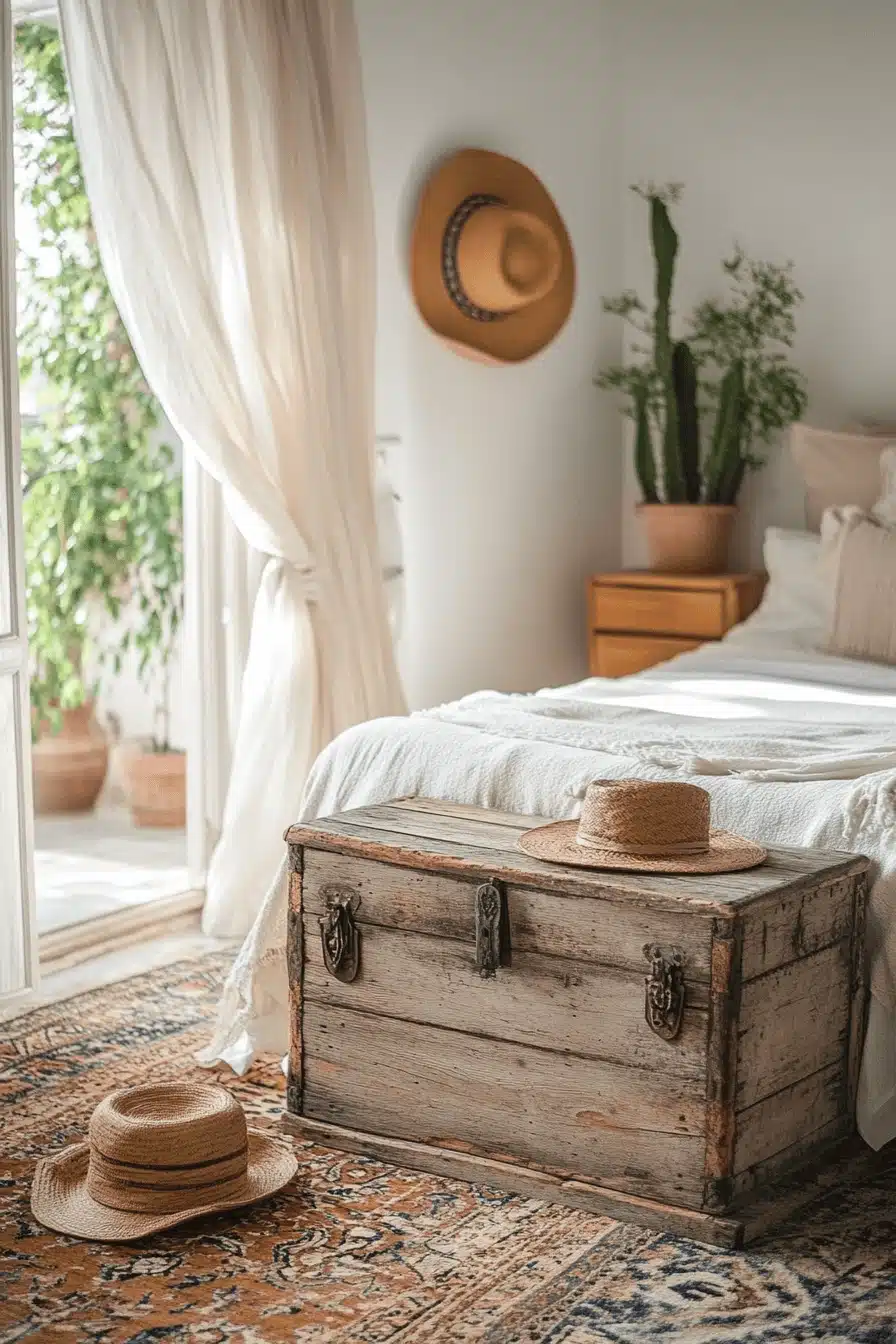 boho vintage bedroom
