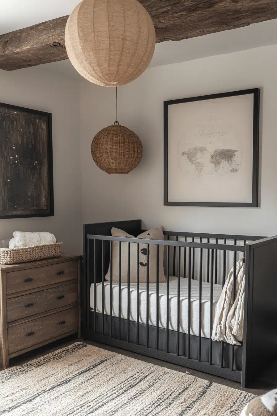 Industrial Chic Baby Room