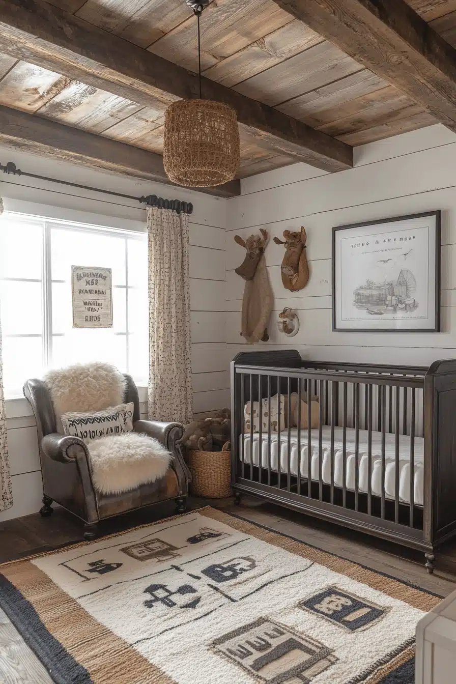 Rustic Farmhouse Baby Room