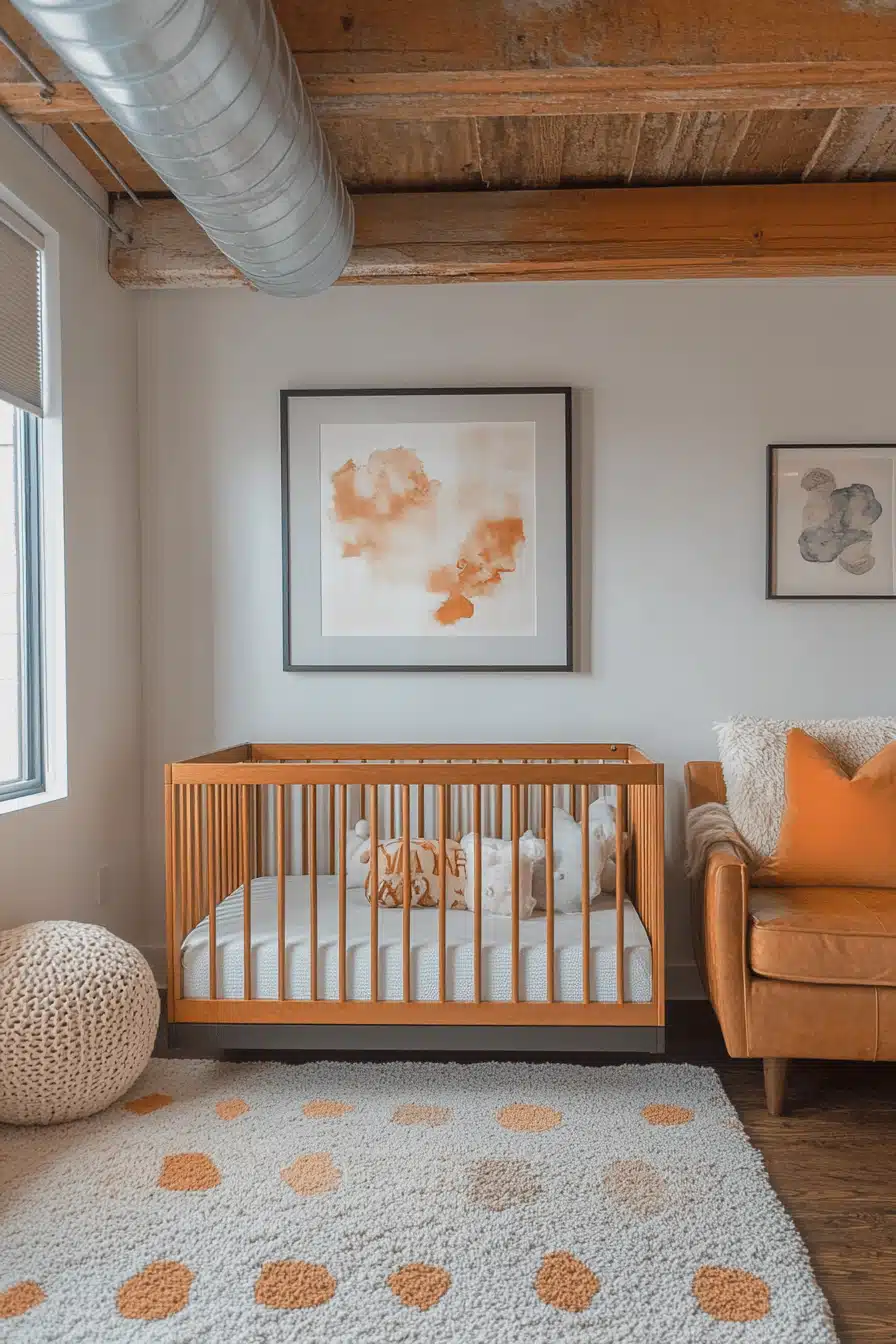 Industrial Chic Baby Room