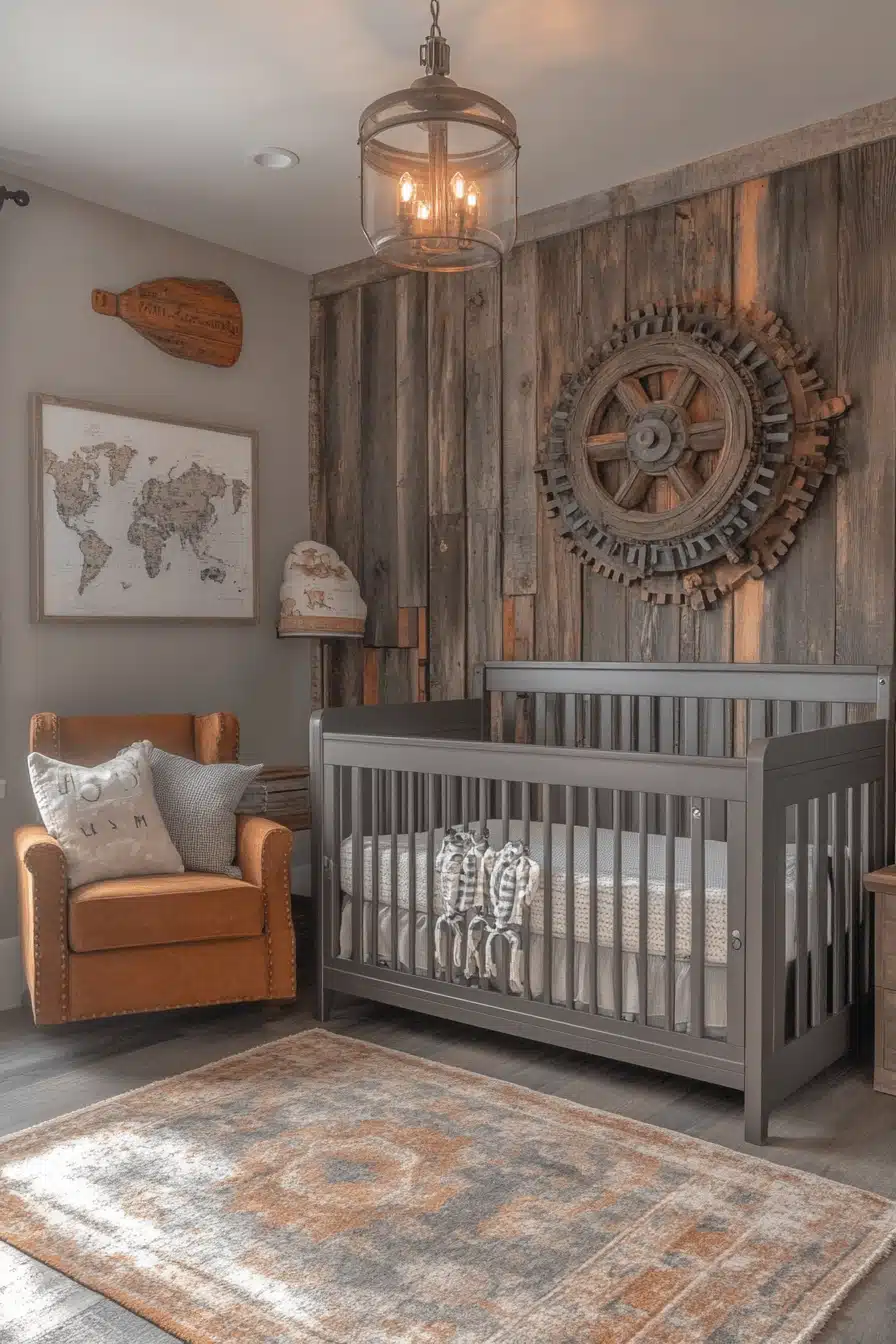 Rustic Farmhouse Baby Room