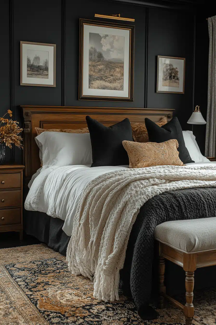 moody romantic bedroom