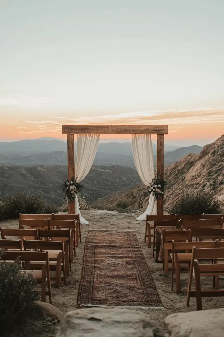 boho rustic wedding decor