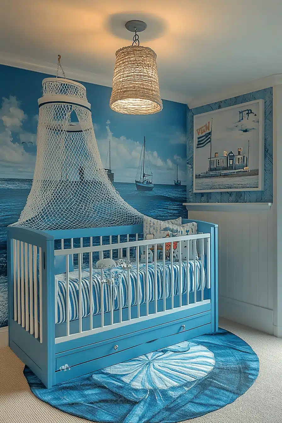 Coastal Baby Room