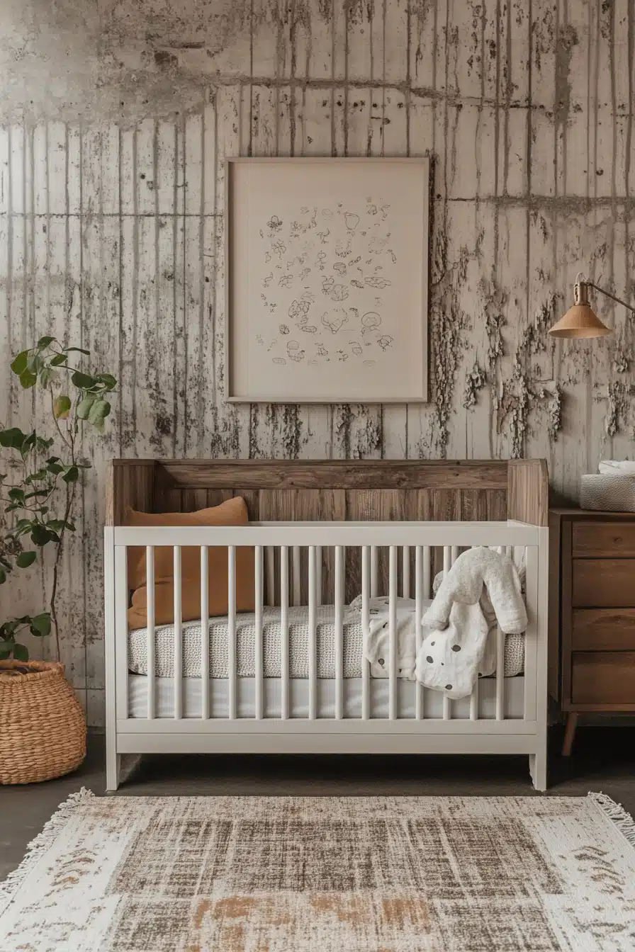 Industrial Chic Baby Room