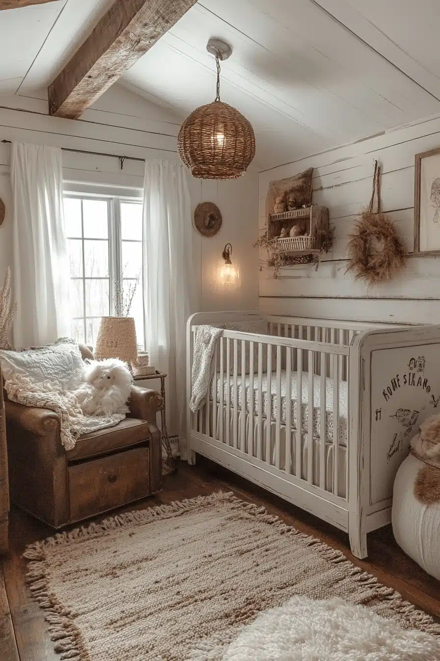 Rustic Farmhouse Baby Room