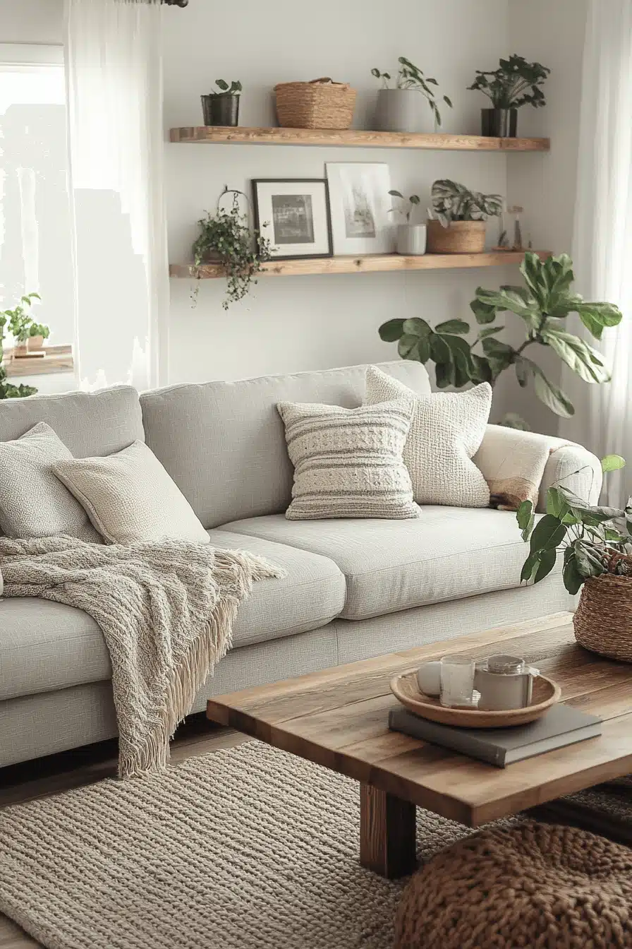 Grey couch aesthetic