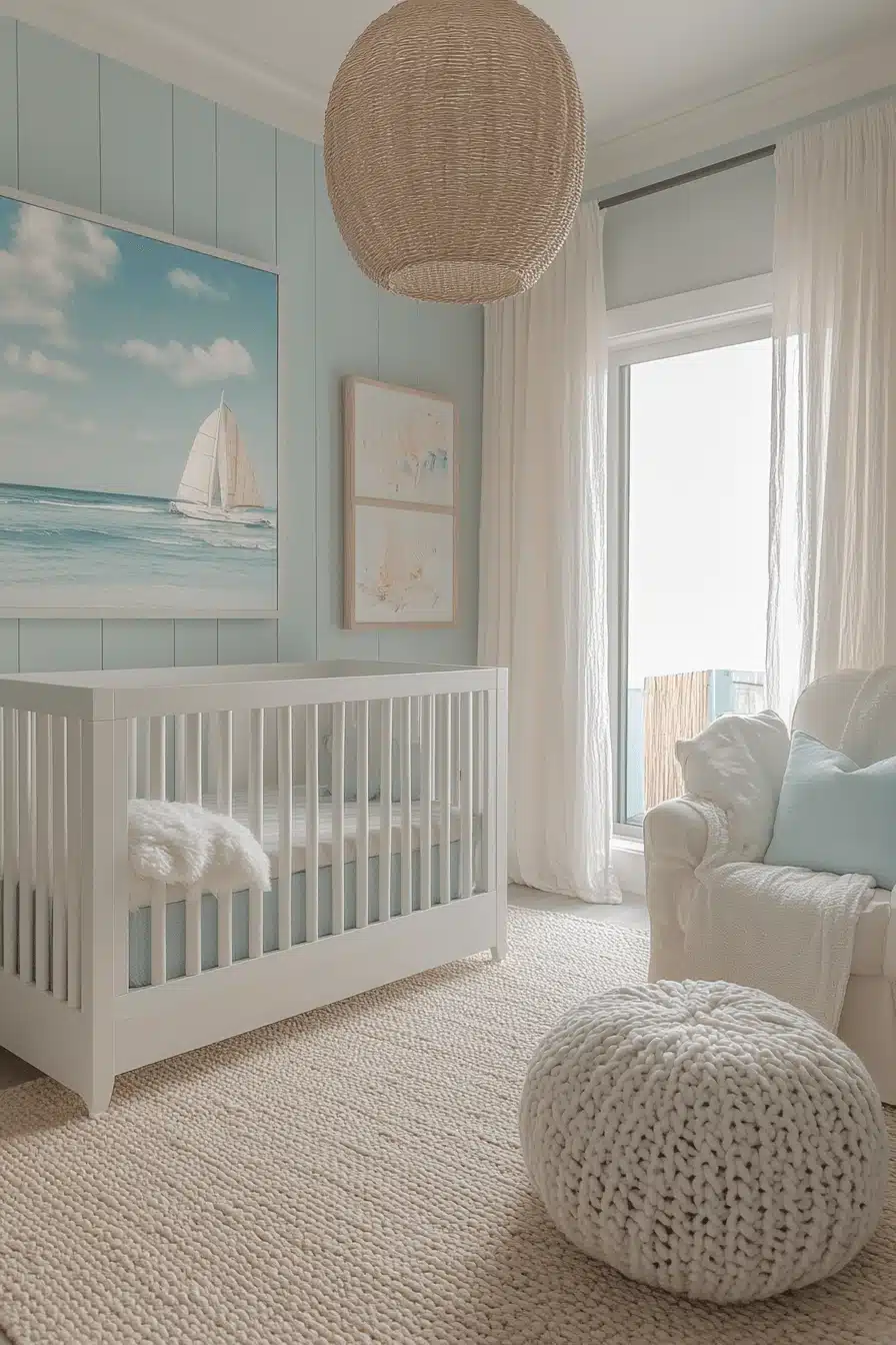 Coastal Baby Room
