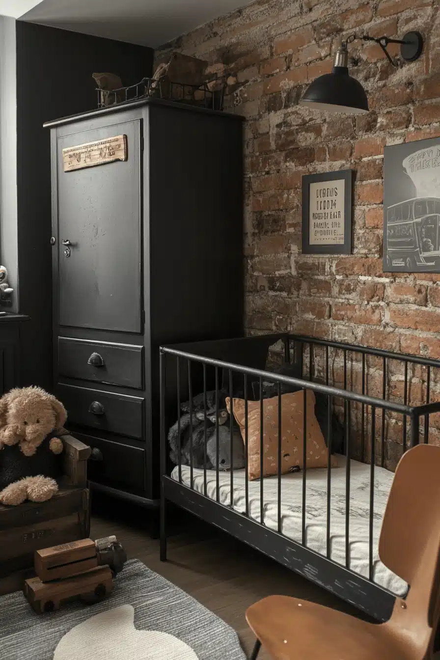 Industrial Chic Baby Room