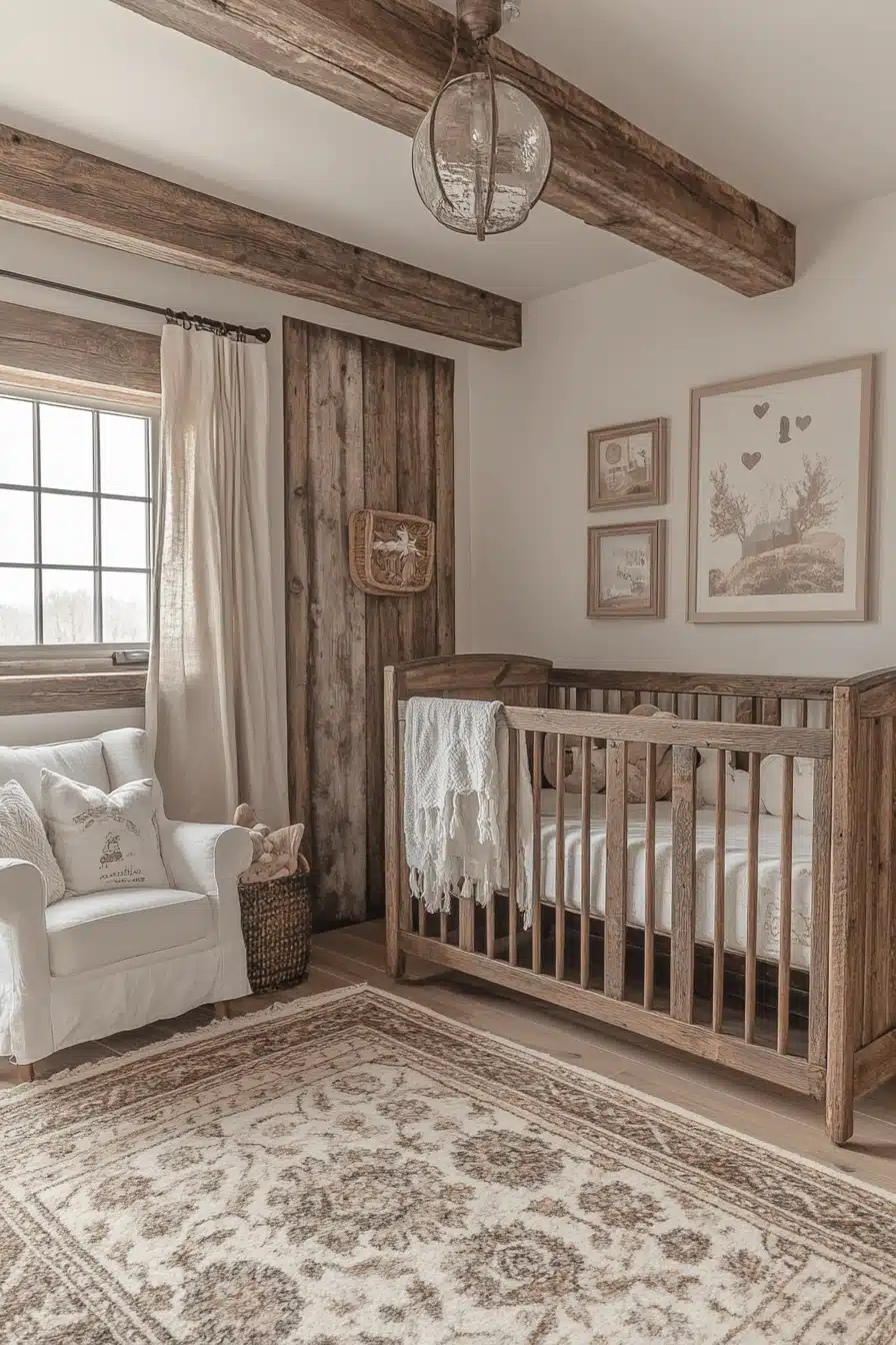 Rustic Farmhouse Baby Room