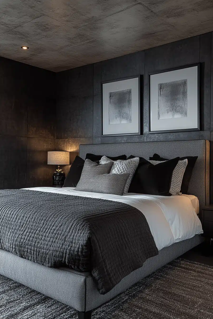 moody bedroom